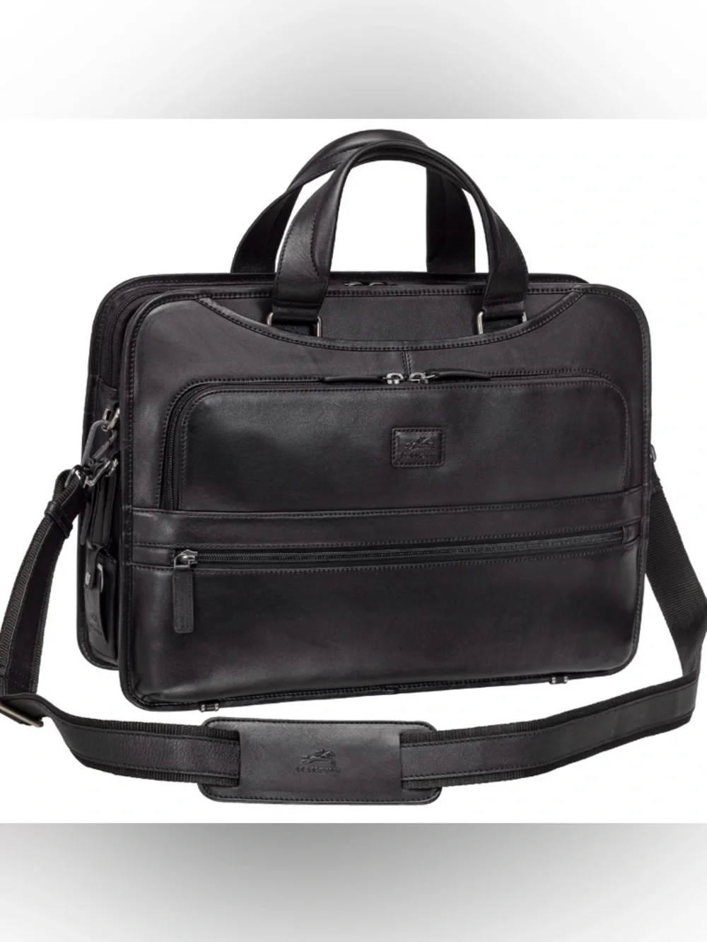 MANCINI Milan Triple Compartment Briefcase NWT